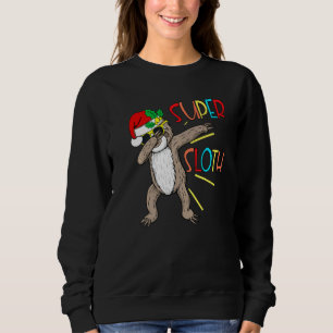 Sweatshirt Super Sloth Superhero Dabbing Dance Move Dab pour