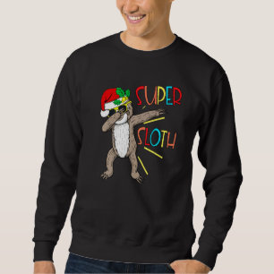 Sweatshirt Super Sloth Superhero Dabbing Dance Move Dab pour