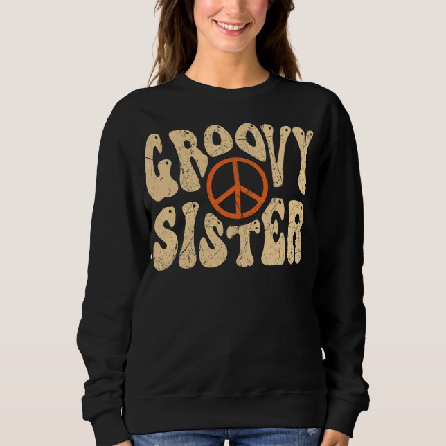 Sweatshirt Super soeur les années 70 nostalgie esthétique des (Devant)