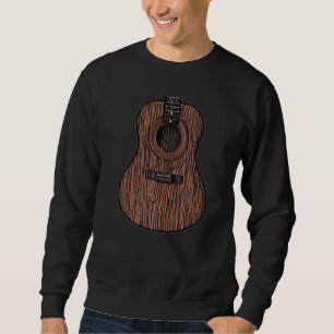 Sweatshirt Superbe look Acoustique Guitare Rock N Roll Guit