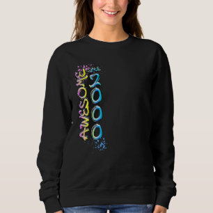 Sweatshirt Superbe motif de graffiti depuis 2000