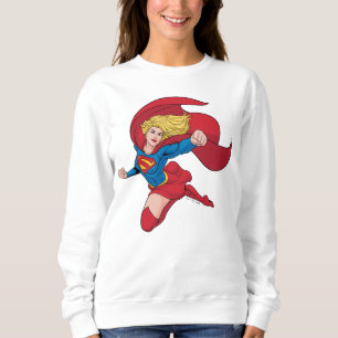 Sweatshirt Superfille adorable en posture