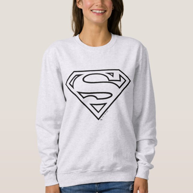 Sweatshirt Supergirl Outline S-Shield (Devant)