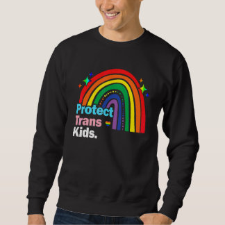 Sweatshirt Support Lgbt Protéger Trans Kid Pride Lgbt Arc-en-