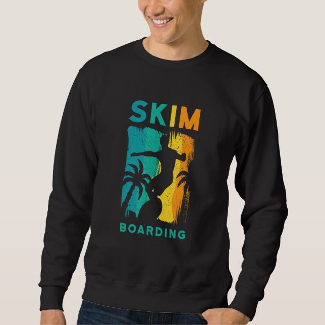 Sweatshirt Surfing   SKIM Boarding (Devant)
