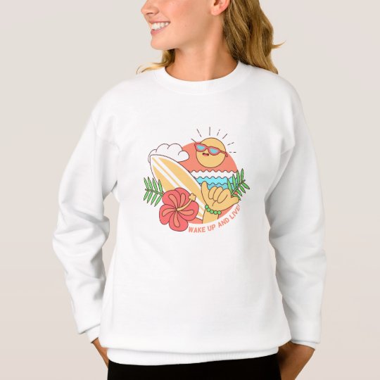 Sweatshirt Surfingsmädchen