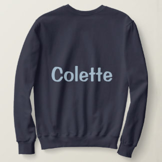 Sweatshirt Survêtement pour femmes bleu marine personnalisé