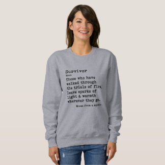 Sweatshirt Survivant : Cou de l'équipage