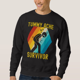 Sweatshirt survivant de mal de ventre Maux de ventre IBS Ho