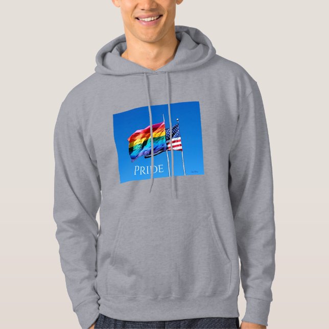 sweatshirt Sweat - shirt à capuche adulte "Pride" (Devant)