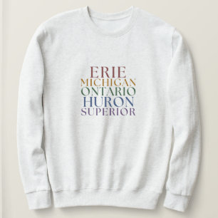 Sweatshirt Sweat-shirt à capuche des Grands Lacs du Michigan