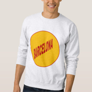 Sweatshirt Sweat-shirt cendre homme BARCELONA