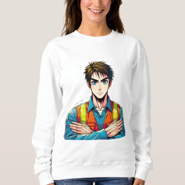Sweatshirt Sweat-shirt féminin avec un professionnel de la sé (Devant)