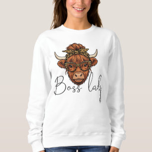Sweatshirt Sweat-shirt femme patronne 
