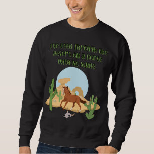 Sweatshirt Sweat-shirt foncé pour homme Horse With No Name