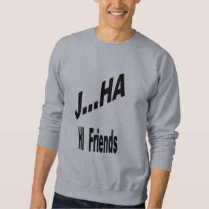Sweatshirt Sweat-shirt grise homme JHA FAOUS CLOWN