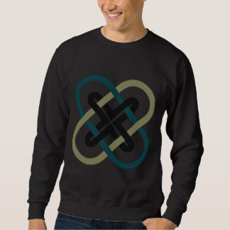 Sweatshirt Sweat-shirt homme à X entrelacés