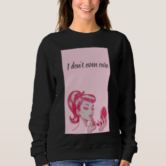 Sweatshirt Sweat-shirt noir femme 