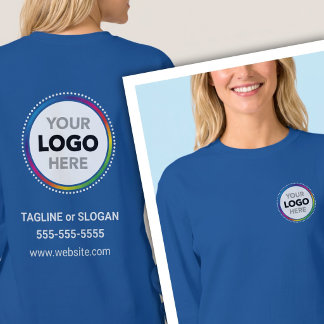 Sweatshirt Sweat-shirt personnalisé avec logo avant et arrièr