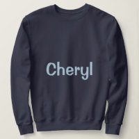 Sweat-shirt pour femme bleu marine personnalisé