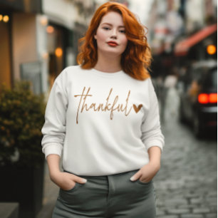 Sweatshirt Sweat-shirt remerciement pour femmes, chemise de T