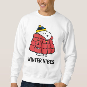 Sweatshirt Sweat-shirt Snoopy Hiver en Manteau Gonflant