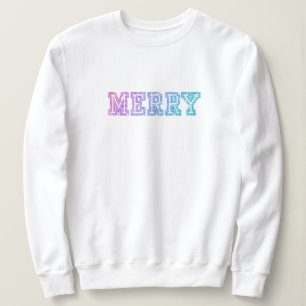 Sweatshirt Sweater de Noël - Style de collège, couleurs unico