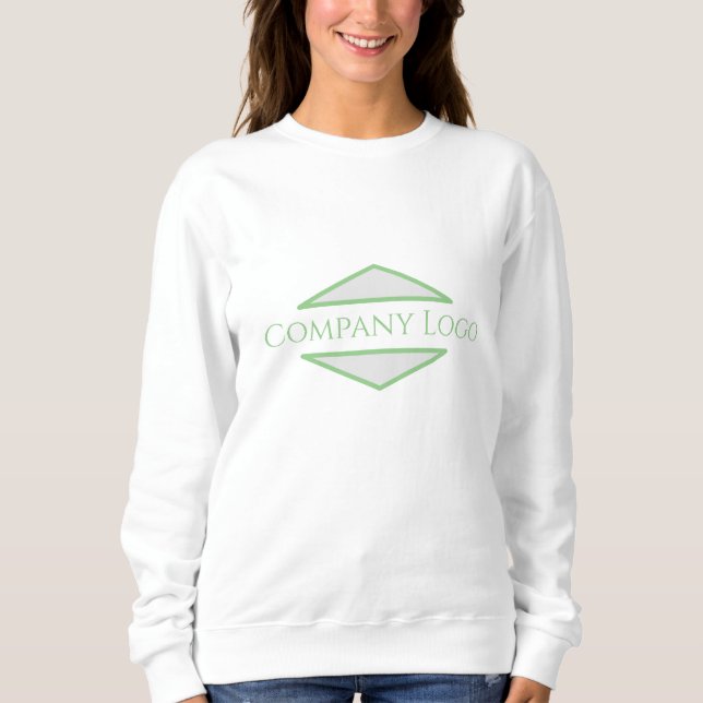 Sweatshirt Sweatshirt, logo et texte personnalisés (Devant)