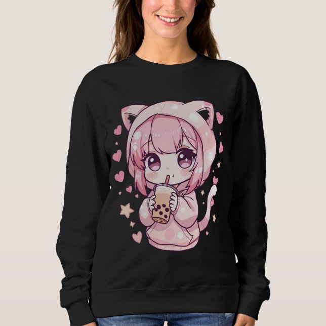 Sweatshirt Sweet Chibi Mood (Devant)