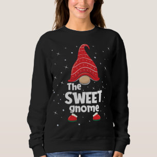Sweatshirt Sweet Gnome Famille Correspondant Noël Funny Pyjam