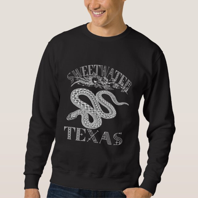 Sweatshirt Swewater Texas Snake Country Souvenir (Devant)