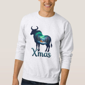 Sweatshirt Symbole astrologique Célébration de Taurus Xmas