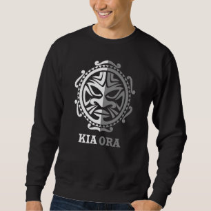 Sweatshirt Symbole culturel de la Nouvelle-Zélande Kia Ora Ha