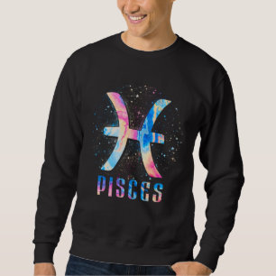 Sweatshirt Symbole de l'horoscope Poissons Signe du zodiaque
