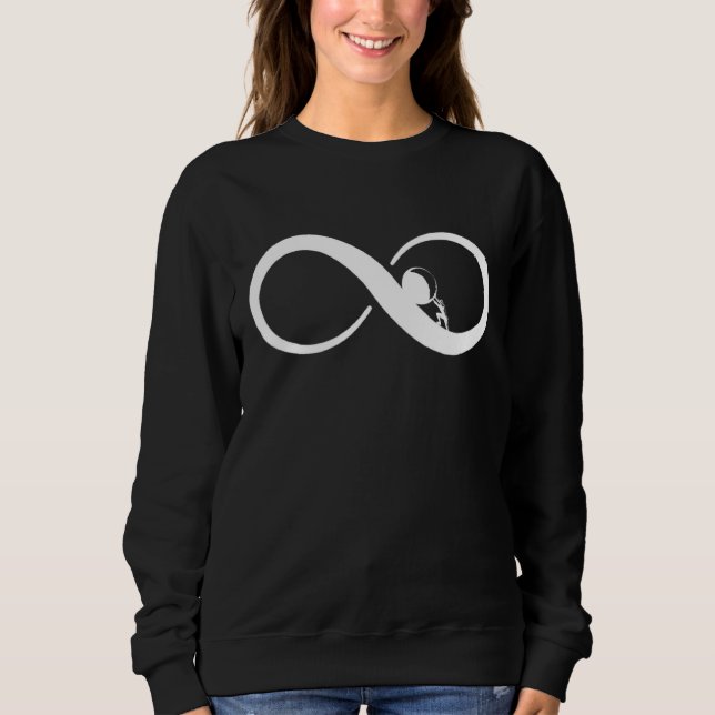 Sweatshirt Symbole Sisyphus Infinity (Devant)