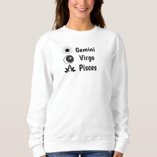 Sweatshirt SYMBOLE SOMMAIRE SOMMAIRE Zodiac Astrologie Célest