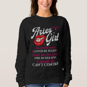 Sweatshirt SYMBOLE SYMBOLE Zodiaque Fille Aries Horoscope Ast