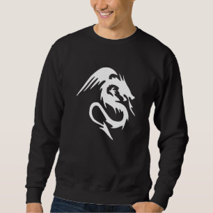 Sweatshirt Symbole traditionnel chinois de dragon de puissanc