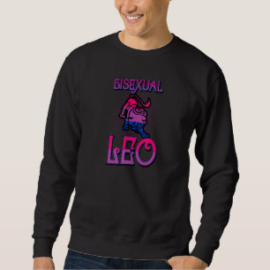 Sweatshirt Symbole zodiaque bisexuel Leo Anniversaire Horosco