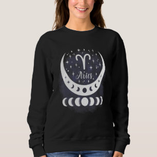 Sweatshirt Symbole zodiaque de la phase de l'eau de la Lune A