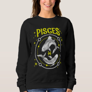Sweatshirt Symbole zodiaque de l'horoscope de poissons Pisces