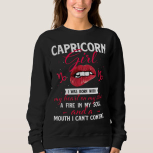 Sweatshirt SYMBOLE Zodiaque Fille Capricorne Horoscope Astrol