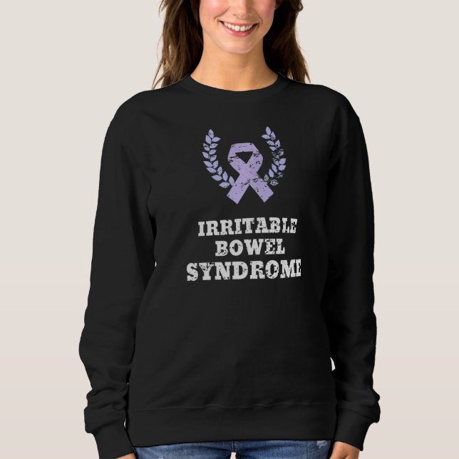 Sweatshirt Syndrome intestinal irritable Périwinkle Ruban Fem (Devant)