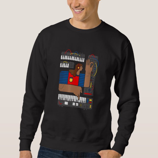 Sweatshirt Synthétiseur analogique Modulaire Synth Studio Gea (Devant)