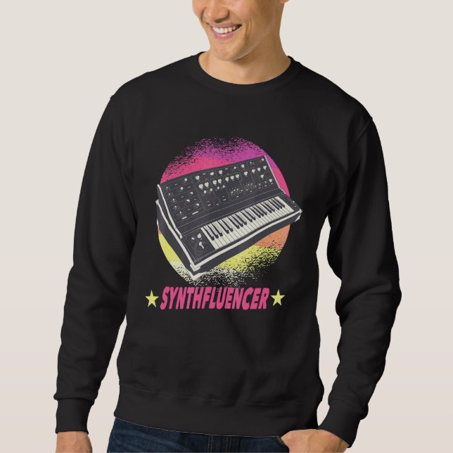 Sweatshirt Synthétiseur analogique - Synthfluencer - Synth Re (Devant)