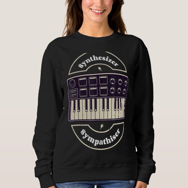 Sweatshirt Synthétiseur Sympathiser Synthétiseur analogique S (Devant)