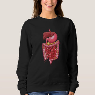 Sweatshirt Système Digestif Anatomie Anatomique Biologie Anat