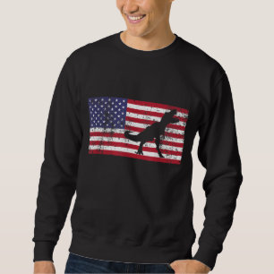Sweatshirt T Rex Boys American Flag Girls 4 juillet Dinosau