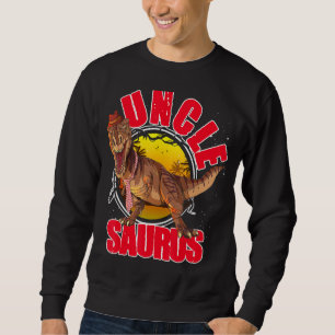 Sweatshirt T Rex Dinosaur Uncle Membre de la famille Unclesau