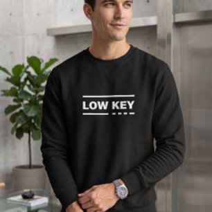 Sweatshirt T-shirt à col rond minimaliste Low Key Moderne